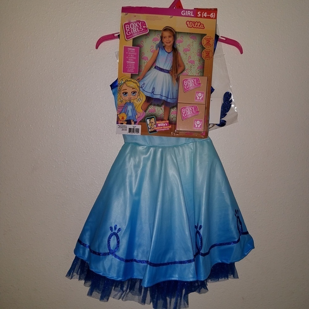 NEW Willa Boxy Girls Halloween Costume Small 4-6 - Picture 2 of 7